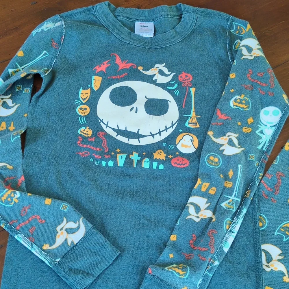 Disney Nightmare Before Christmas Hanna Andersson Pajamas Size 10